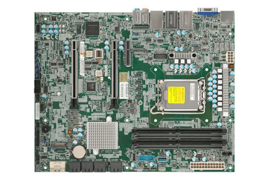 MBD-X14SAE-F SuperMicro X14SAE-F Single Socket V1 (LGA-1851) Intel Core Ultra 9/7/5 Processors support DDR5 4x DIMM ATX Motherboard (Refurbished)