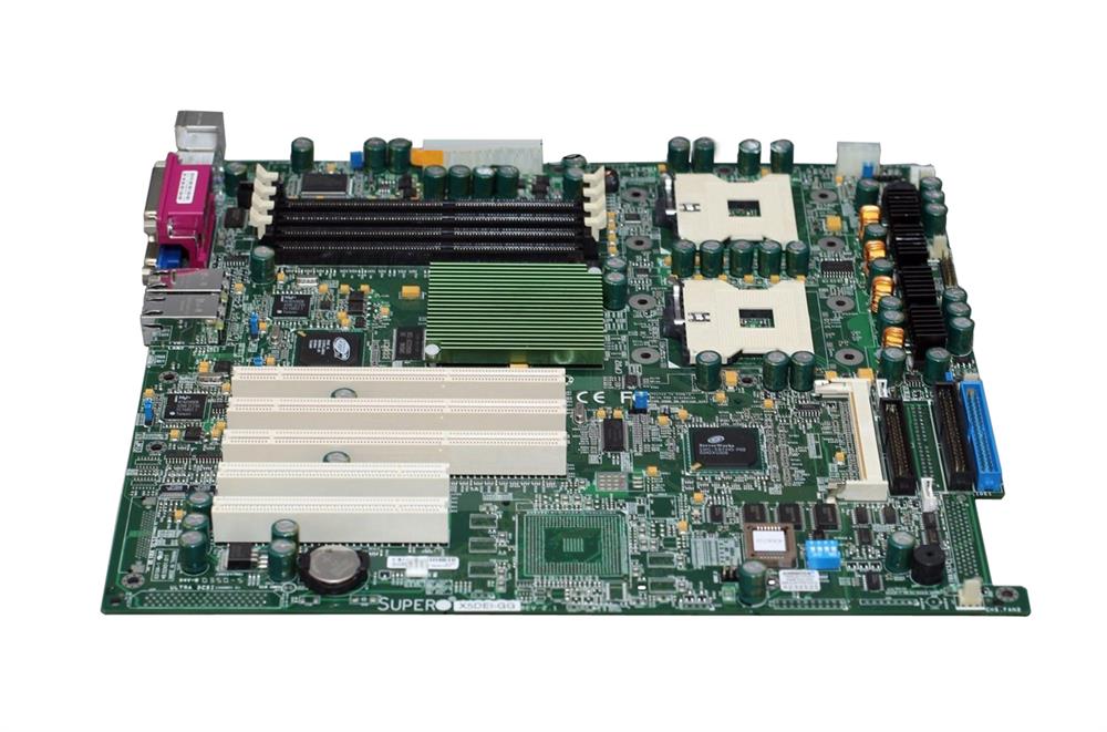 MBD-X5DEI-GG-O SuperMicro X5DEI-GG Dual Socket mPGA604 Serverworks GC-SL Chipset Dual Intel Xeon Processors Support DDR 4x DIMM Dual ATA/100 IDE Extended-ATX Server Motherboard (Refurbished)