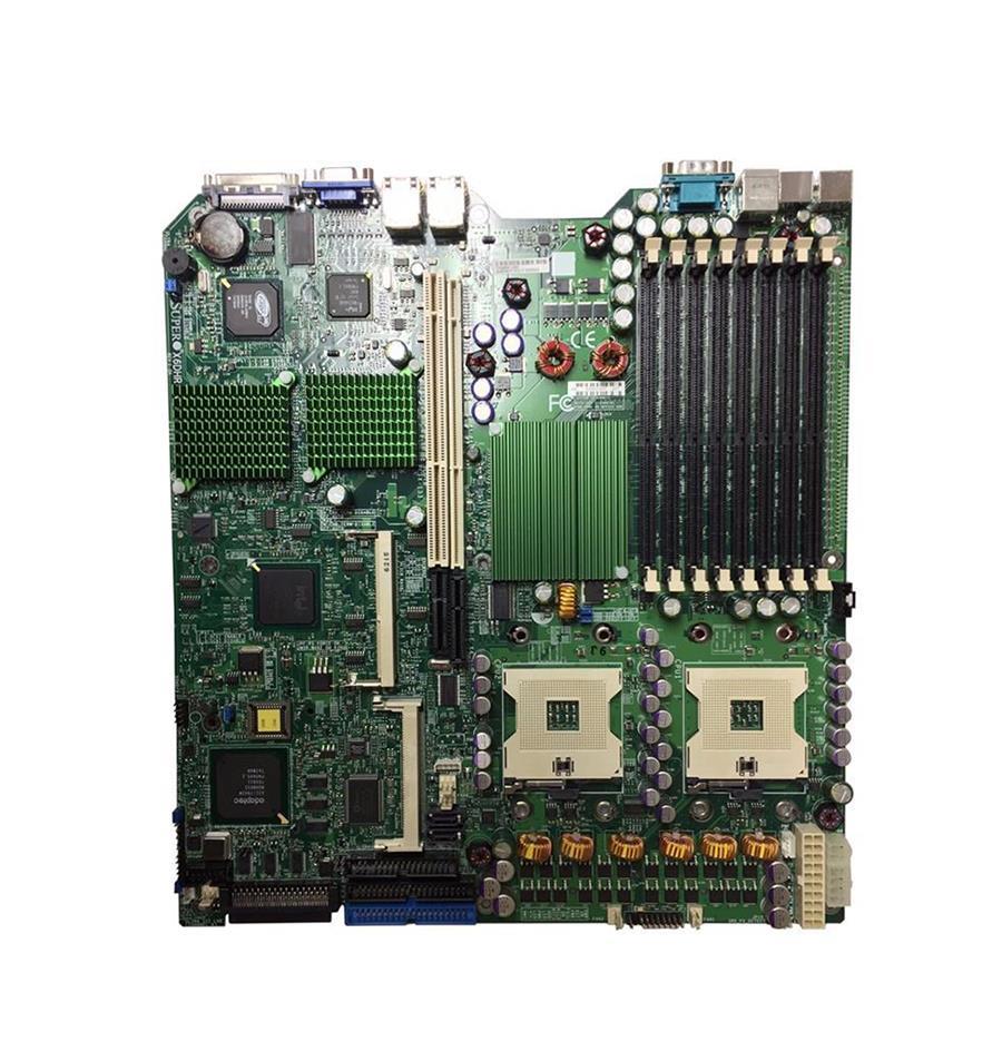 MBD-X6DHR-XIG SuperMicro X6DHR-XIG Dual Socket FC-mPGA4 Intel E7520 Chipset Dual-Core 64-Bit Xeon Processors Support DDR 8x DIMM 2x SATA Extended-ATX Server Motherboard (Refurbished)