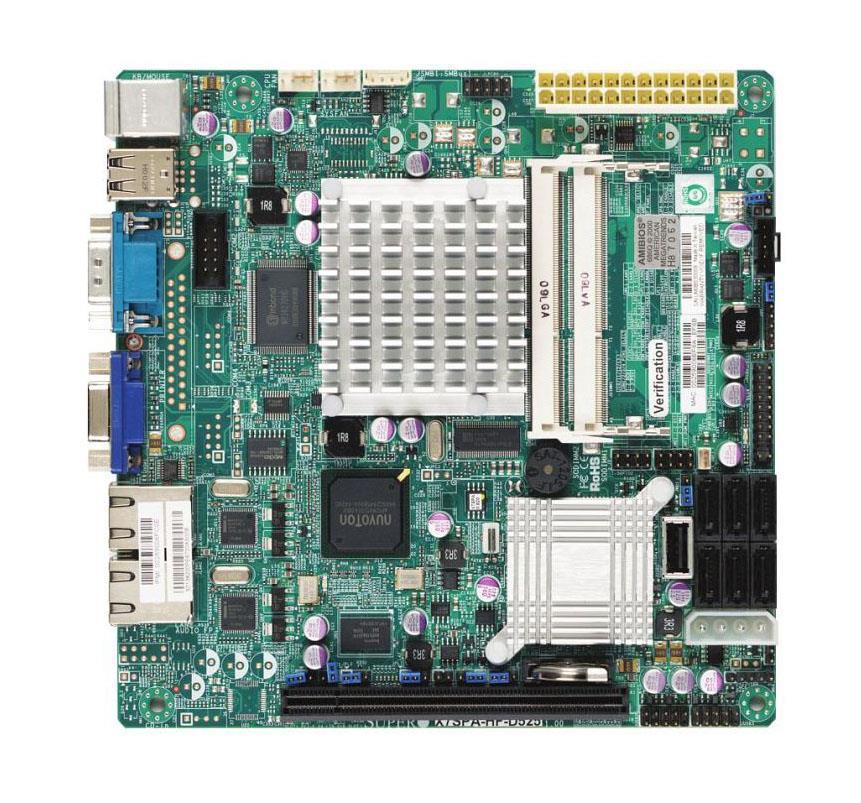 MBD-X7SLA-L-B SuperMicro X7SLA-L Intel 945GC Chipset Intel Atom 230 Processors Support DDR2 2x DIMM 4x SATA 3.0Gb/s Flex-ATX Server Motherboard (Refurbished)