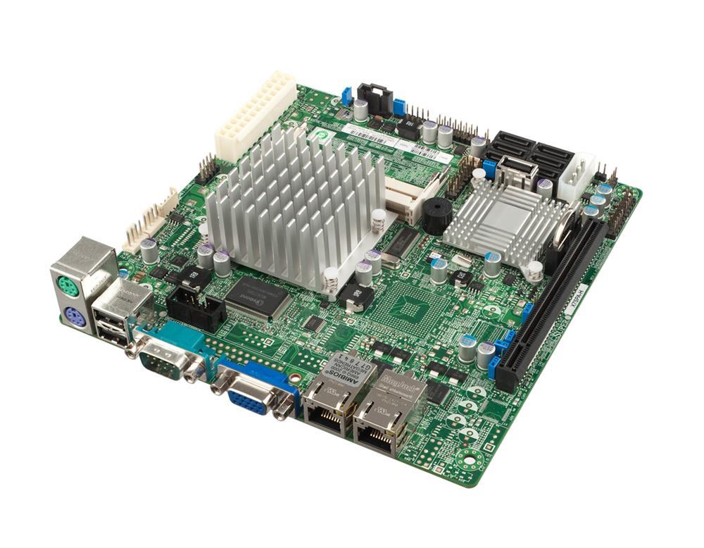 MBD-X7SPA-H-D525-B SuperMicro X7SPA-H-D525 Intel ICH9R Express Chipset Intel Atom D525 Processors Support DDR3 2x DIMM 6x SATA 3.0Gb/s Mini-ITX Motherboard (Refurbished)