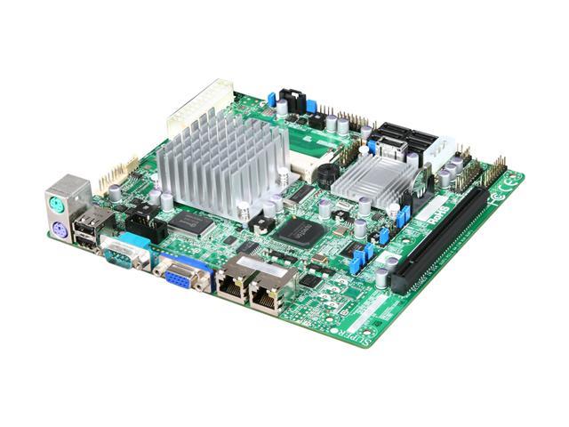 MBD-X7SPE-H-D525-O SuperMicro X7SPE-H-D525 Intel ICH9R Chipset Intel Atom D525 Processors Support DDR3 2x DIMM 6x SATA2 3.0Gb/s Flex-ATX Motherboard (Refurbished)