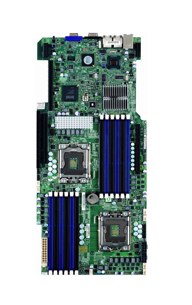 MBD-X8DTG-DF-B SuperMicro X8DTG-DF Dual Socket LGA 1366 Intel 5520 Chipset Intel 5600/5500 Series Processors Support DDR3 12x DIMM 6x SATA3 6.0Gb/s Proprietary Server Motherboard (Refurbished)