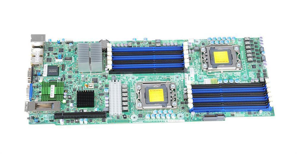 MBD-X8DTT-HIBQF+Plus SuperMicro Dual Socket LGA 1366 Xeon 5600 / 5500 Series Processor Intel 5520 Chipset DDR3 12 x DIMM 6 x SATA 3Gbps Proprietary Server Motherboard (Refurbished)