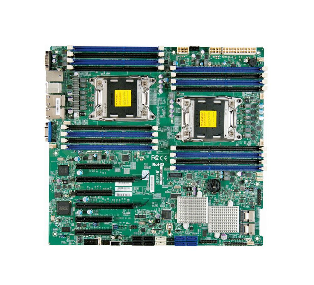 MBD-X9DR7-LN4F-O SuperMicro X9DR7-LN4F Dual Socket LGA 2011 Intel C602 Chipset Intel Xeon E5-2600/ E5-2600 v2 Processors Support DDR3 16x DIMM 2 SATA3 6.0Gb/s Extended ATX Server Motherboard (Refurbished)