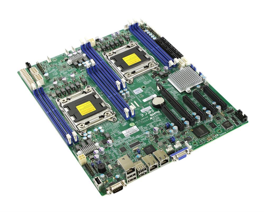MBD-X9DRD-IF-B SuperMicro X9DRD-IF Dual Socket LGA 2011 Intel C602 Chipset Intel Xeon E5-2600/E5-2600 v2 Processors Support DDR3 8x DIMM 2x SATA 3.0Gb/s E-ATX Server Motherboard (Refurbished)