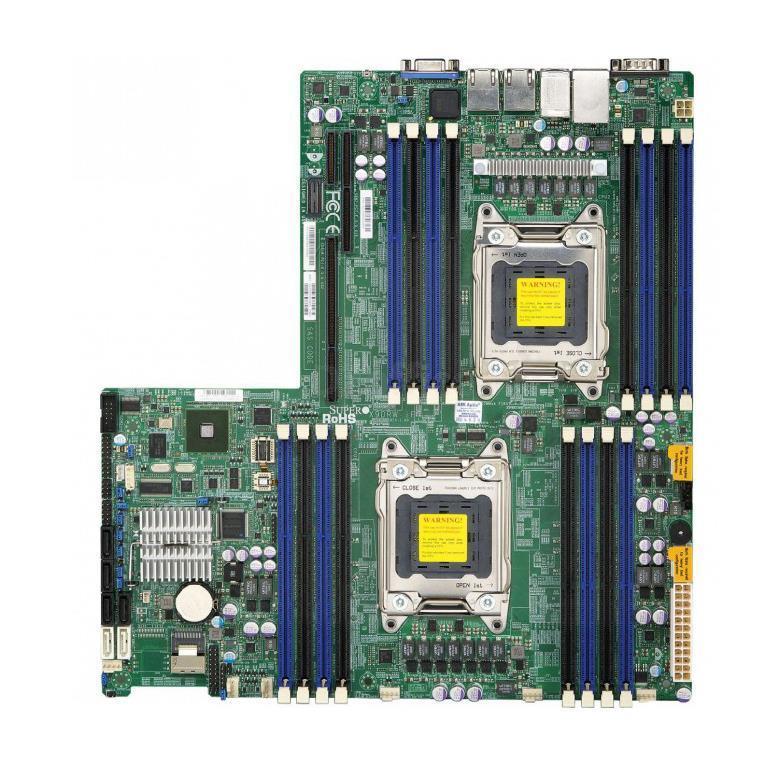 MBD-X9DRW-3F-O SuperMicro X9DRW-3F Dual Socket LGA 2011 Intel C606 Chipset Xeon E5-2600/ E5-2600 v2 Series Processors Support DDR3 16x DIMM 4x SATA2 3.0Gb/s Proprietary WIO Server Motherboard (Refurbished)