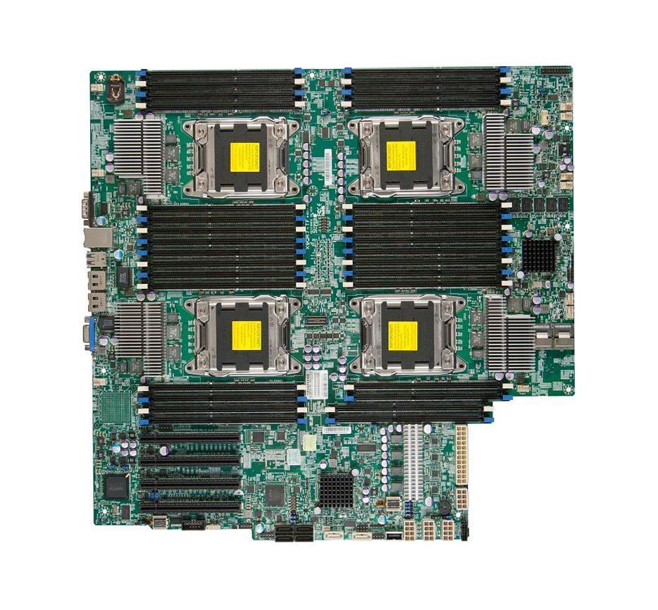 MBD-X9QRI-F+-B SuperMicro X9QRI-F+ Quad Socket LGA 2011 Intel C602 Chipset Xeon E5-4600 v2/E5-4600 Series Processors Support DDR3 32x DIMM 2x SATA2 3.0Gb/s Proprietary Server Motherboard (Refurbished)