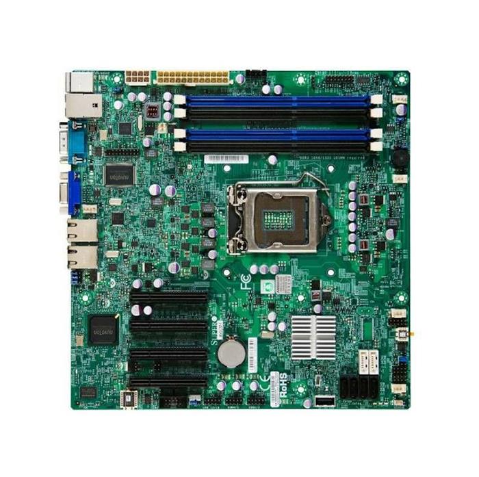 MBD-X9SCM SuperMicro X9SCM Single Socket LGA 1155 Intel C204 Chipset Xeon E3-1200/ E3-1200 v2 Series 2nd & 3rd Generation Core i3/ Pentium/ Celeron Processors Support DDR3 4x DIMM 4x SATA2 3.0Gb/s uATX Server Motherboard (Refurbished)