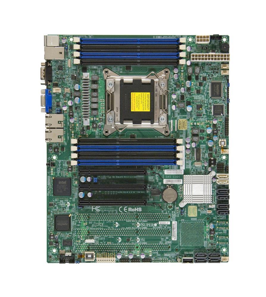 MBD-X9SRI-3F-B SuperMicro X9SRI-3F Socket LGA 2011 Intel C606 Chipset Intel Xeon E5-2600/1600 & E5-2600/1600 v2 Processors Support DDR3 8x DIMM 2x SATA3 6.0Gb/s ATX Server Motherboard (Refurbished)