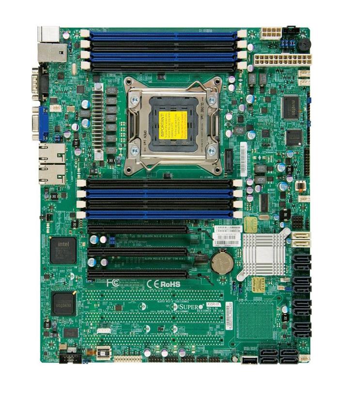 MBD-X9SRI-B SuperMicro X9SRI Socket LGA 2011 Intel C602 Chipset Intel Xeon E5-2600/1600 & E5-2600/1600 v2 Series Processors Support DDR3 8x DIMM 2x SATA3 6.0Gb/s ATX Server Motherboard (Refurbished)