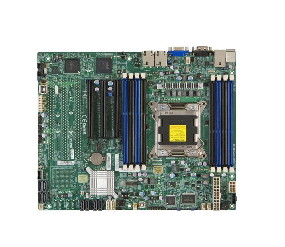 MBD-X9SRI-F-B SuperMicro X9SRI-F Socket LGA 2011 Intel C602 Chipset Intel Xeon E5-2600/1600 & E5-2600/1600 v2 Processors Support DDR3 8x DIMM 2x SATA3 6.0Gb/s ATX Server Motherboard (Refurbished)