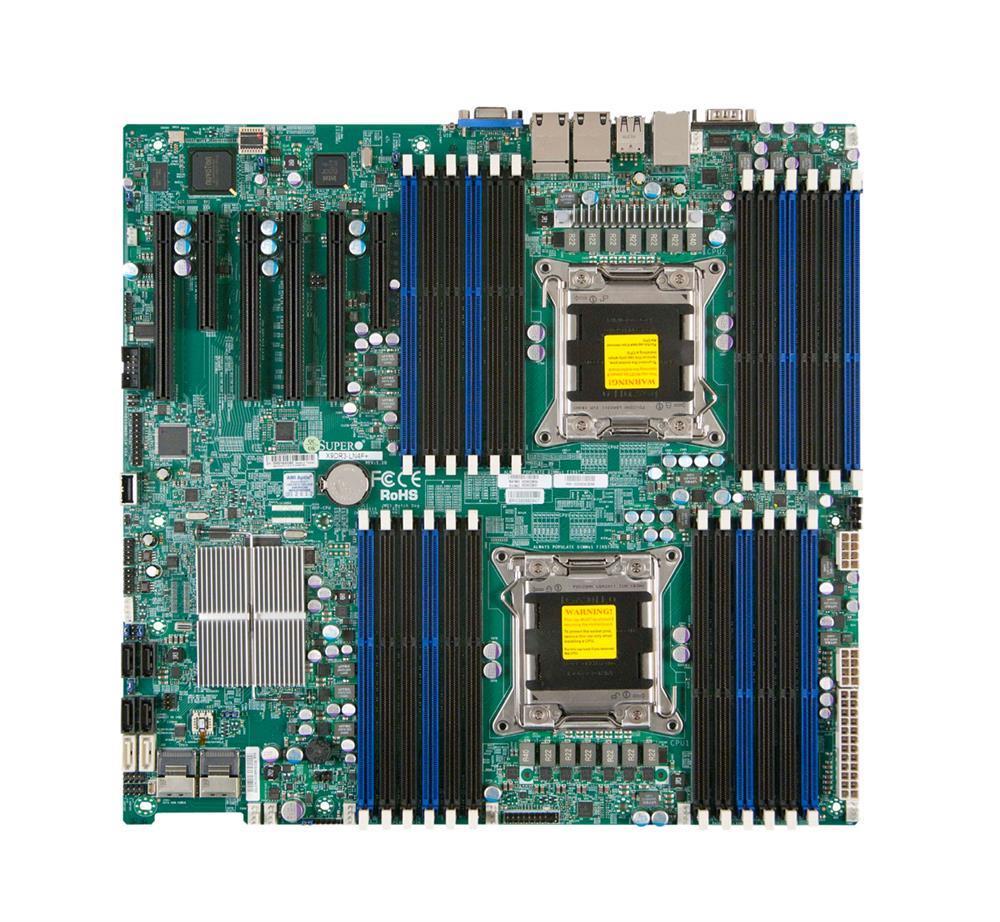 MBDX9DRILN4FB SuperMicro Dual Socket-LGA2011 Chipset Intel C602 24 x DDR3 10 x SATA 5 x PCI Express 9 x USB Extended-ATX Motherboard (Refurbished)