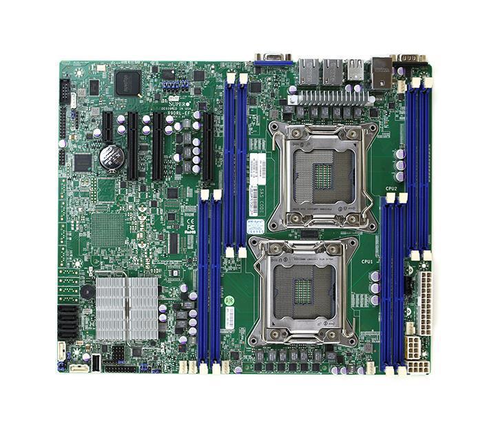MBDX9DRL7FB SuperMicro X9DRL-7F Dual Socket LGA 2011 Intel C602J Chipset Intel Xeon E5-2600/E5-2600 v2 Processors Support DDR3 8x DIMM 4x SATA2 3.0Gb/s ATX Server Motherboard (Refurbished)