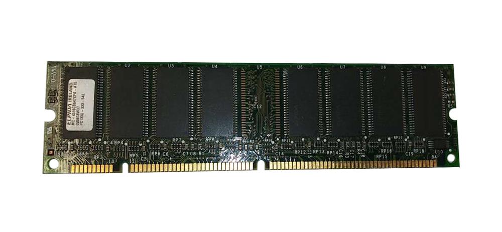 MC-4516CB647XFA-A75 Elpida 128MB PC133 133MHz non-ECC Unbuffered CL3 168-Pin DIMM Memory Module