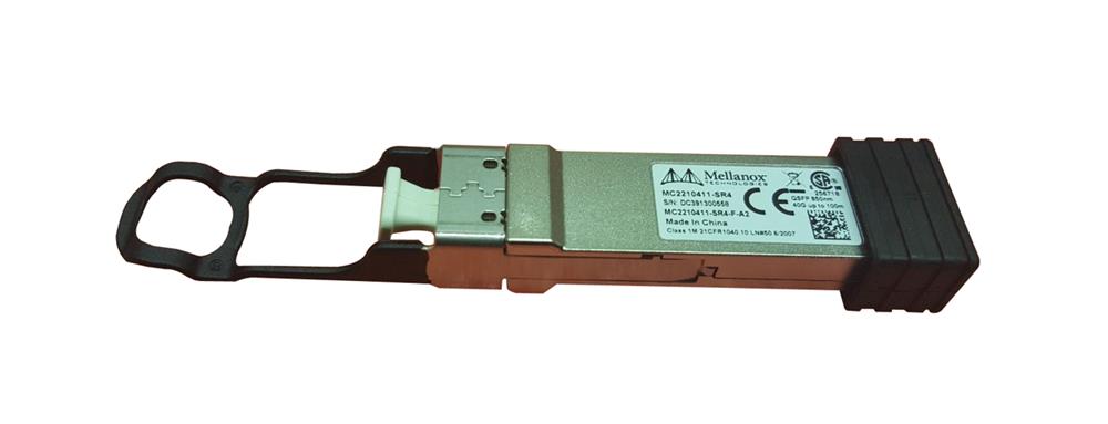 MC2210411-SR4 Mellanox 40Gbps 40GBase-SR4 Multi-mode Fiber 100m 850nm MPO Connector QSFP+ Transceiver Module
