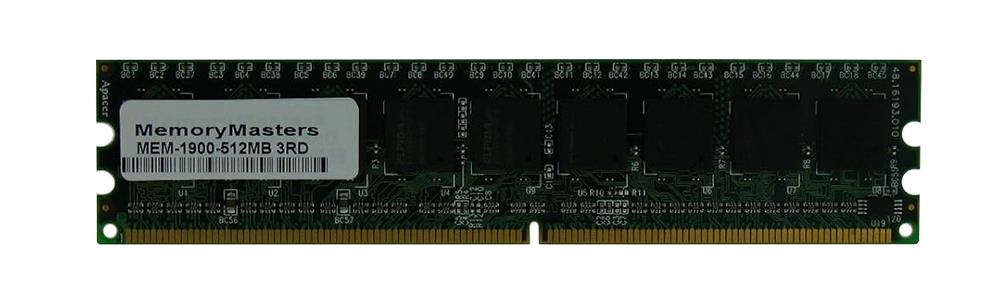 MEM-1900-512MB-RF Cisco 512MB DRAM DIMM Memory Upgrade for 1900 Series
