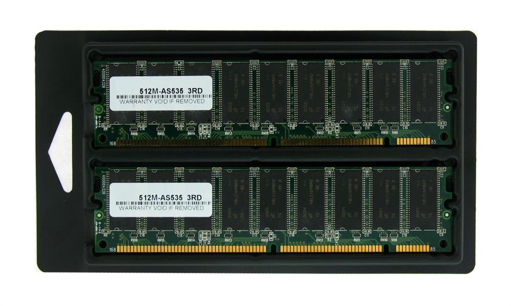 MEM-512M-AS535 512MB Kit (2 X 256MB) PC100 ECC 168-Pin DIMM SDRAM Memory Upgrade for AS5350 Voice Gateway