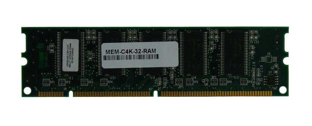 MEM-C4K-32-RAM Cisco 32MB 168-Pin SDRAM DIMM Memory Upgrade for Catalyst 4000 Series Supervisor Engine I 