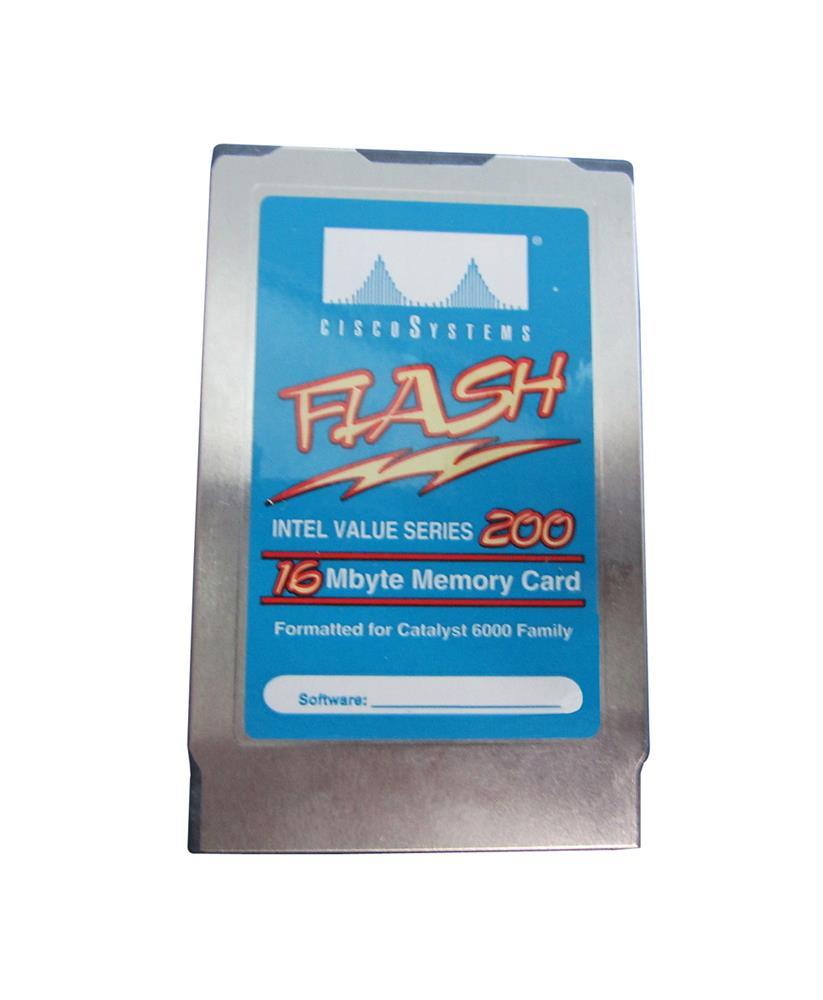 MEM-C6K-FLC16M Cisco 16MB Flash Memory Card for 6000 / 6500 Supervisor Engine 1 Series