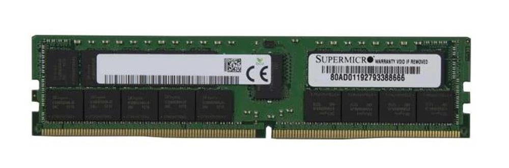 MEM-DR464L-HL04-ER32 SuperMicro 64GB PC4-25600 DDR4-3200MHz ECC Registered CL22 288-Pin RDIMM 1.2V Dual Rank Memory Module