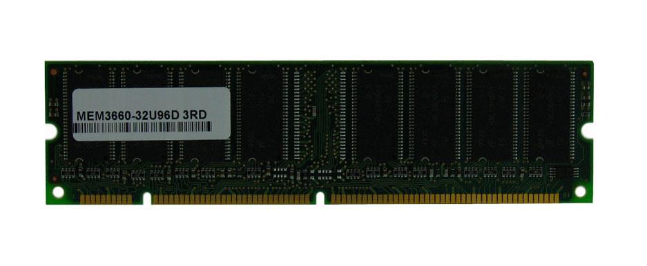 MEM3660-32U96D Cisco 64MB SDRAM non-ECC Unbuffered 168-Pin DRAM DIMM Memory Upgrade for 3600 Series Routers