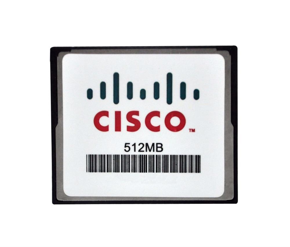 MEM3800-128U512CF Cisco 512MB CompactFlash (CF) Memory Card for 3800 Series Routers