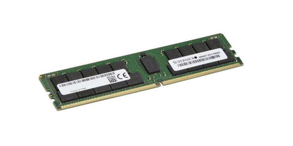 MEMDR464LSL01ER32= SuperMicro 64GB PC4-25600 DDR4-3200MHz Registered ECC CL22 288-Pin DIMM 1.2V Dual Rank Memory Module 