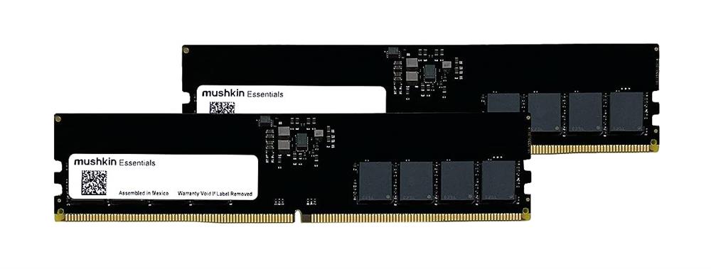 MES5U480FD32GX2 Mushkin 64GB Kit (2 X 32GB) PC5-38400 DDR5-4800MHz Non-ECC Unbuffered CL-40 288-Pin DIMM 1.1V Dual Rank Low-Voltage Memory Module