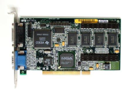 MGA-MIL/2N Matrox 4MB PCI Video Graphics Card With VGA & Propriety Output