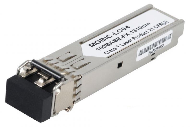 MGBIC-LC04 Enterasys 100Mbps 100Base-FX Multi-mode Fiber 2km 1310nm Duplex LC Connector SFP (mini-GBIC) Transceiver Module (Refurbished)