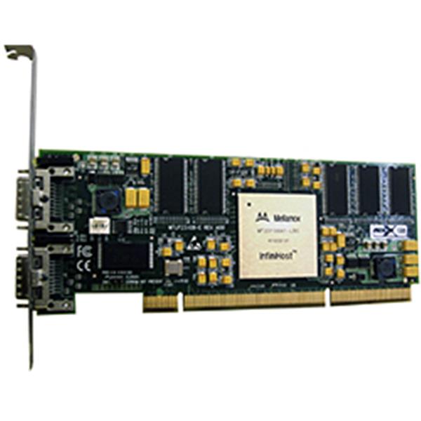 MHET2X-1TC Mellanox InfiniHost 2-Port 10Gb/s PCI-X Low Profile HCA Adapter Card