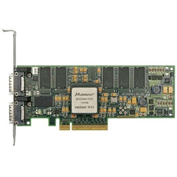 MHGA28-1TC Mellanox InfiniHost III Ex Dual-Ports 10Gbps PCI Express x8 Host Channel Network Adapter