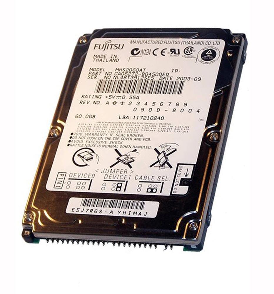 MHS2060AT Fujitsu Mobile 60GB 4200RPM ATA-100 2MB Cache 2.5-inch Internal Hard Drive