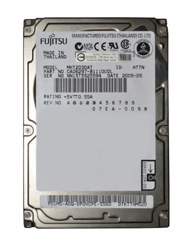 MHT2030AT Fujitsu Mobile 30GB 4200RPM ATA-100 2MB Cache 2.5-inch Internal Hard Drive