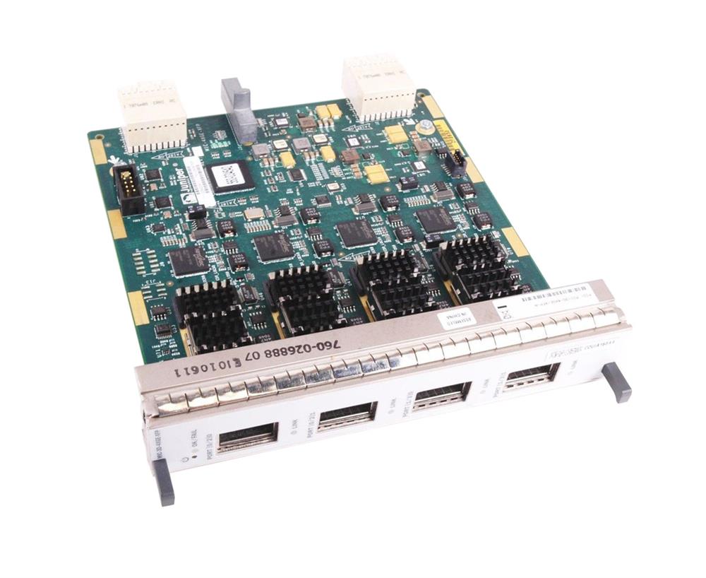 MIC-3D-4XGE-XFP Juniper 4-Ports XFP 10 Gigabit Modular Interface Card (Refurbished)