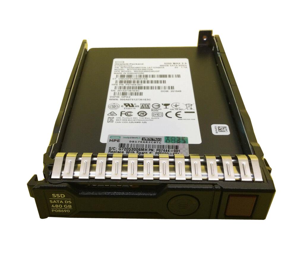 MK000480GWCEV HPE 480GB MLC SATA 6Gbps Hot Swap Mixed Use 2.5-inch Internal Solid State Drive (SSD)