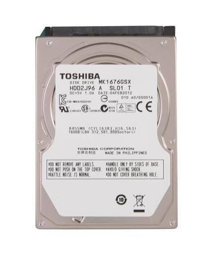 MK1676GSX-50PK-A1 Toshiba 160GB 5400RPM SATA 3Gbps 8MB Cache 2.5-inch Internal Hard Drive (50-Pack)