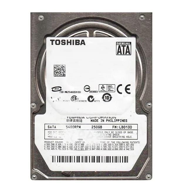 MK2555GSX-SM Toshiba 250GB 5400RPM SATA 3Gbps 8MB Cache 2.5-inch Internal Hard Drive