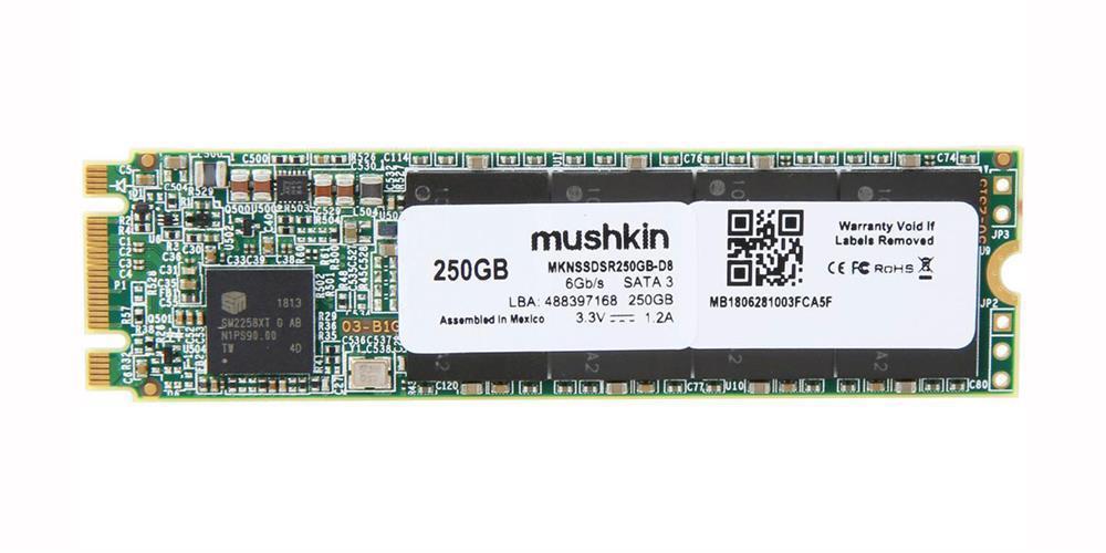 MKNSSDSR250GB-D8 Mushkin Source 250GB SATA 6Gbps M.2 2280 Internal Solid State Drive (SSD)