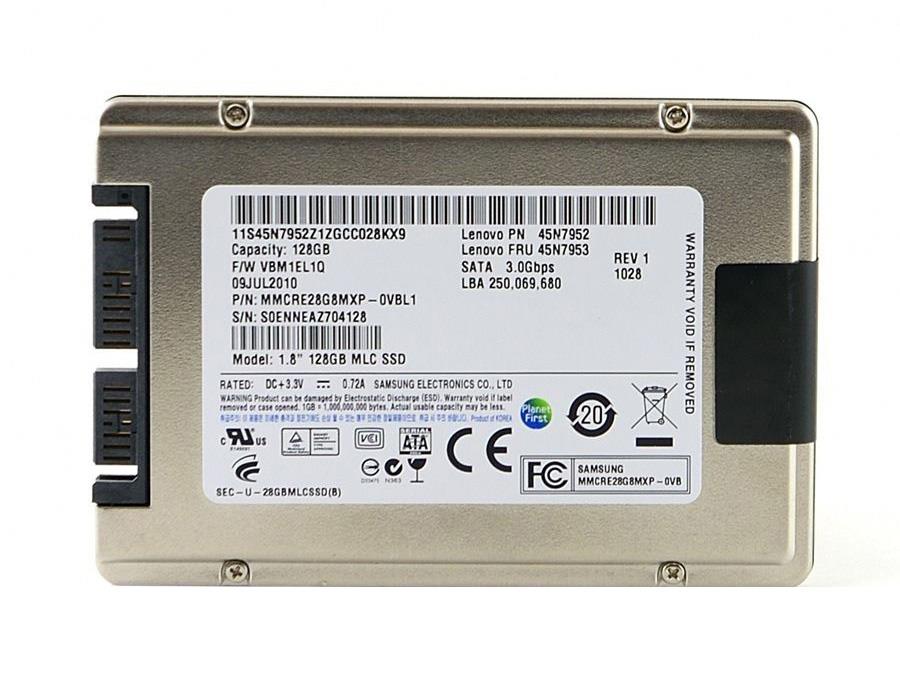 MMCRE28G8MXP-0VB Samsung PM800 Series 128GB MLC SATA 3Gbps 1.8-inch Internal Solid State Drive (SSD)