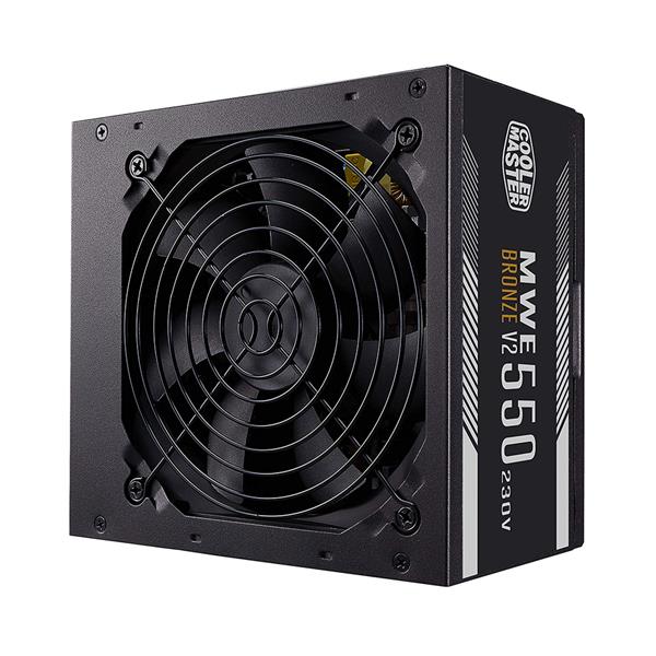 MPE-4501-ACAAW-BEU Cooler Master MWE White 450-Watts 100-240V AC 8-4A 50-60Hz 80-Plus Standard ATX Power Supply