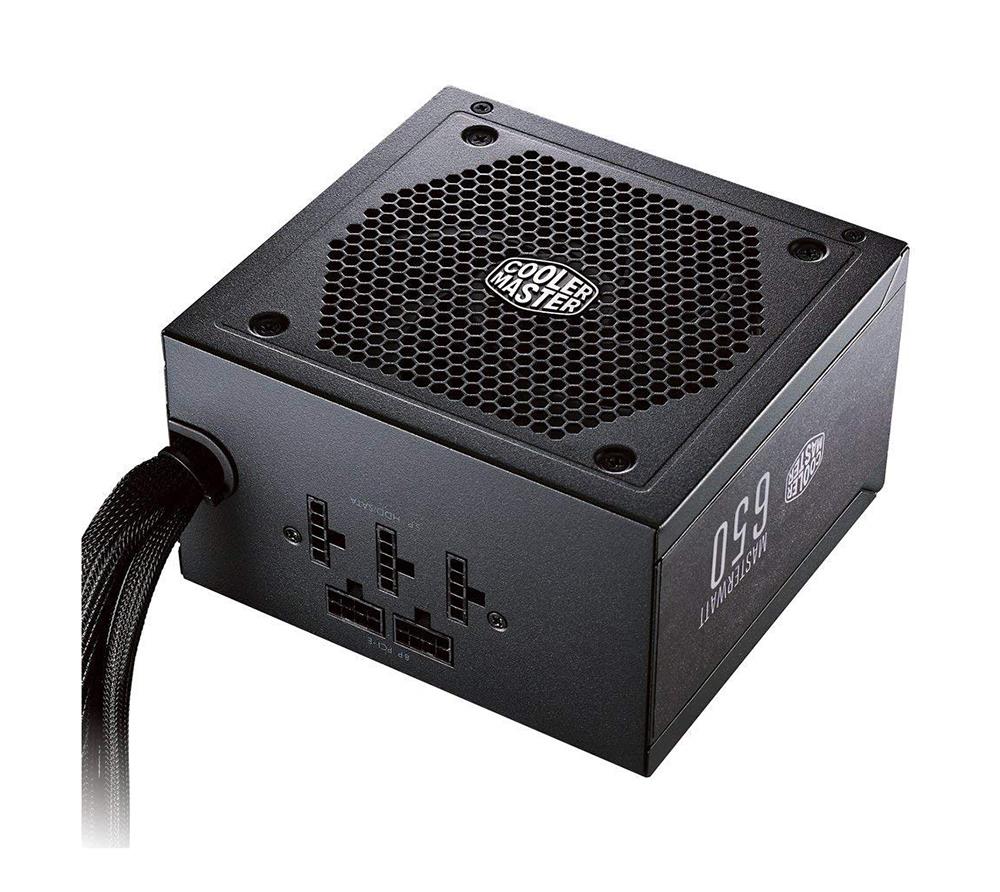 MPX-6501-AMAAB-JP Cooler Master MasterWatt 650-Watts 100-240V AC 10-5A 50-60Hz 80-Plus Bronze Semi Modular ATX Power Supply