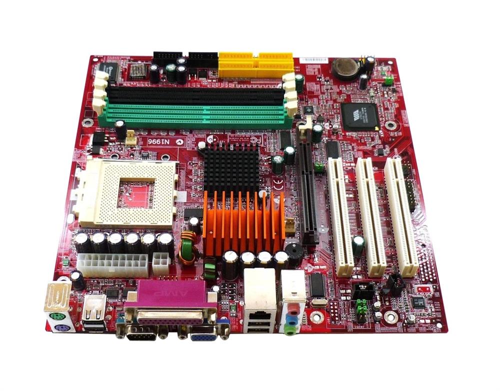 MS-6738 MSI Socket A VIA ProSavageDDR KM266 Chipset AMD Athlon/ AMD Duron/ Athlon XP Processors Support DDR 4x DIMM 2x ATA-133 Micro-ATX Motherboard (Refurbished)
