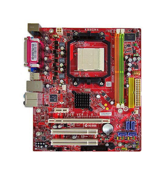 MS-7506 MSI Socket AM2 Nvidia MCP68VNT Chipset AMD Athlon 64 X2 Processors Support DDR2 2x DIMM 4x SATA2 Micro-ATX Motherboard (Refurbished)