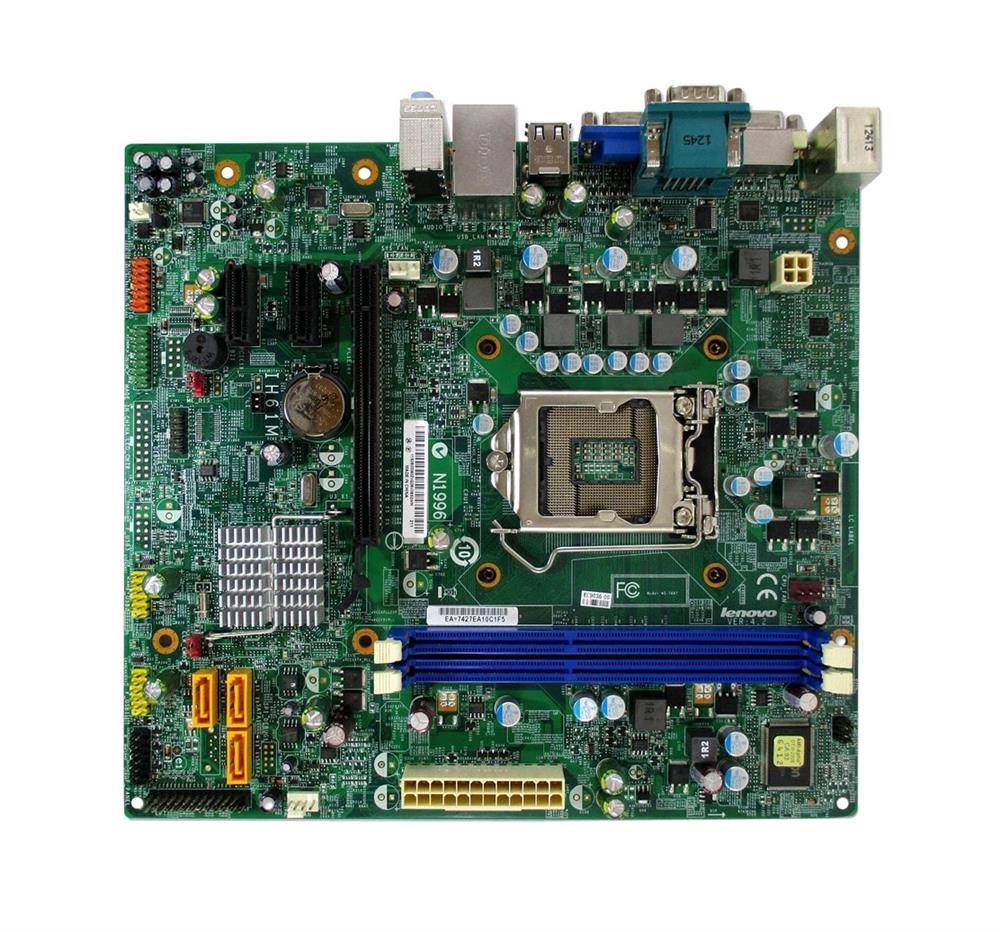 MS-7687 MSI Socket LGA 1155 Intel H61 Express Chipset Intel Core i7 / i5 / i3 / Pentium / Celeron Processors Support DDR3 2x DIMM 3x SATA 3.0Gb/s Micro-ATX Motherboard (Refurbished)
