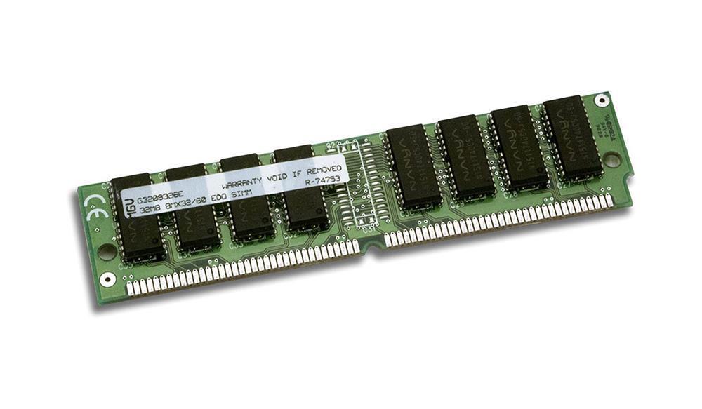 MS15FAPE Edge Memory 256MB Kit (8 X 32MB) ECC 72-Pin SIMM Memory For Digital DEC3000ALPHA AXP 400 400S