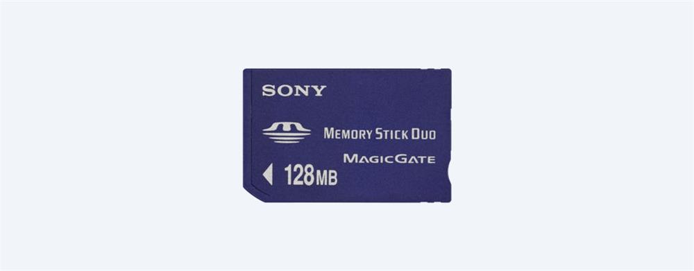 MSH-M128A Sony 128MB MagicGate Pro Duo Stick Flash Memory Card