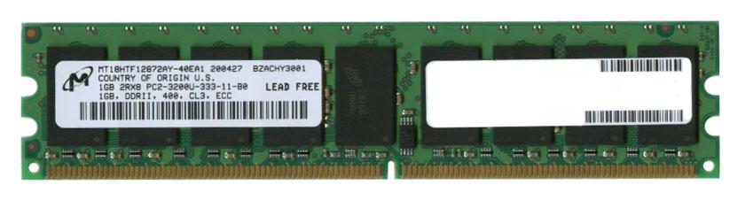 3DIB30R5088 3D Memory 1GB Kit (2 X 512MB) PC2-3200 DDR2-400MHz ECC Registered CL3 240-Pin DIMM Single Rank Memory