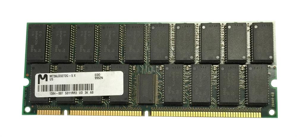 MT36LD3272G-5X Micron 256MB EDO ECC Buffered 168-Pin DIMM Memory Module